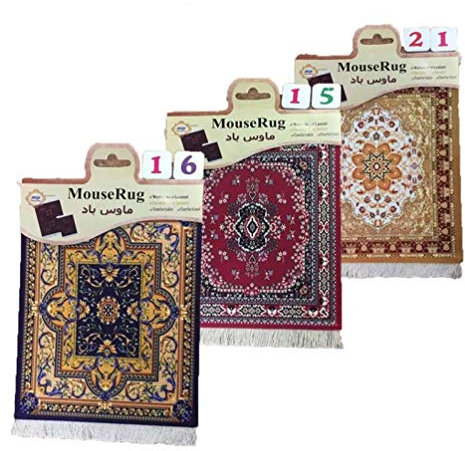 Zonfer Tapis 1pc Tapis De Souris, Tapis D' Tapis De Souris, Tapis De Souris Tissé, Tapis Persan Tapis De Souris, Souris Tapis Oriental Pad (Style Aléatoire)