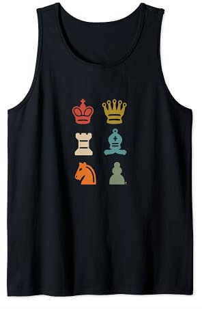 Schach Schachmatt Schachbrett Brettspiel Strategie Taktik Tank Top