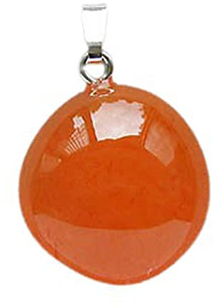 Karneol Carneol orange Edelstein Ketten Anhänger Silberanhänger
