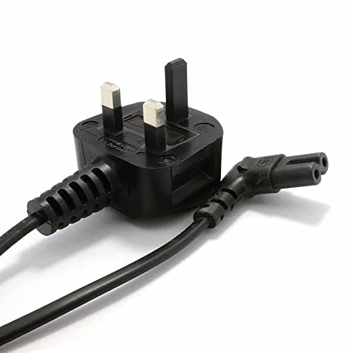 Cable de alimentación de Red Mr Gadget's Solutions en ángulo Recto de 2 m de Largo para Samsung LED Flat TV UK
