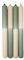 INNA-Glas Dip Dye Stabkerzen LISSITA, 4 Stück, reseda-Creme, 25cm, Ø2,3cm, 11h - Tafelkerze