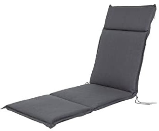 Livarno Home Relaxsessel Polsterauflage Sonnenliege Polster 164x50x4 cm (Anthrazit)