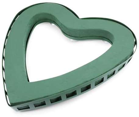 Cabilock Hochzeitsauto Herzrahmen Hochzeit Blumen Arrangament Grüne Blumenschaumblume Trockenschaumblock Blumig Nass Steckmasse Herzförmiger Braut Plastik Getrockneter Strauß Mit Saugnapf