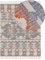 Beliani Teppich Jute Mehrfarbig/bunt 140 x 200 cm geometrisches Muster Fransen Kalfa