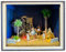 Holyhome Komplette Krippenbox 20 x 25 x 20 cm (7,87 x 9,84 x 7,87 Zoll) beleuchtet bei 3,5 Volt | 100% Made in Italy - Unikate in limitierter Produktion, Weihnachtsatmosphäre (Die Heiligen Drei Könige