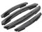 4 Pcs Car Door Protectors Strip, Edge Guard Strip Clip On Front Rear Door Bump Scratches Protection, Anti-Collision Strip, Edge Protection Strip Fits for Car Door Shape Straight Light