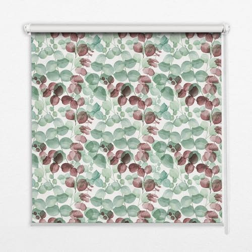 Tulup Verdunkelung Für Fenster 130x180cm Rollos - Efeu