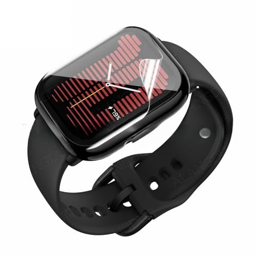 Snailcanfly 5pcs película de hidrogel para Amazfit Active 1.75 | Reloj inteligente Protector de Pantalla, Gel TPU, sensible al tacto, HD Transparente, Ultra Delgado, Auto-curación