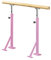 Einzelne Tanzstange, Fitnessstudio, höhenverstellbare elastische Stange, Studio-Wandhalterung, Massivholz-Ballettstange (Größe: 1,5 m)