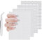 SHUBEIEUMI 1792Pcs Self Adhesive Bling Clear Rhinestone Stickers, 4 Sheets Acrylic Sticky Gems with Pick Up Tweezer, for DIY Nail Craft Jewel Clothes Makeup Festival Carnival Decro (3mm/4mm/5mm/6mm)