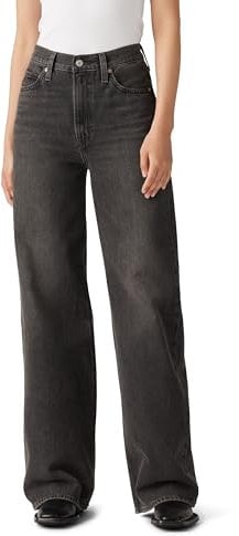 Levi's Women's Ribcage Wide Leg Jeans, Swipe Up, 29W x 32L