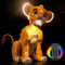 Fernbedienung Licht-Kit für Lego Young Simba The Lion King (Nicht Lego), Led Beleuchtungs Set für Lego 43247 Disney Simba der Junge König der Löwen Kreatives Geschenk