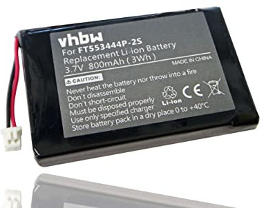 vhbw Akku kompatibel mit Stabo 20640, PMR 446 Funkgerät, Walkie Talkie (800 mAh, 3,7 V, Li-Ion)