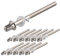 Feriany 12 Stück Trommelspannstangen Spannschrauben Bassdrum Schrauben Set Bass Snare Drum Zubehör Drum Hardware M5x60MM
