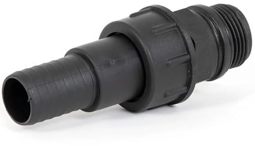 ABAZO - Pumpenanschlussstutzen an Gartenpumpe, Schlauchverbinder, Rückschlagventil für die Pumpe, Anschluss an einen Hydrophor, Satz Pumpenzubehör, Nippel PP 1 AG