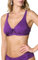 Goldenpoint Donna Costume da Bagno Tinta Unita - Parte Alta del Bikini - Triangolo Stringato con Ferretto e Senza Imbottitura con Coulisse Taglia 5B Colore Viola