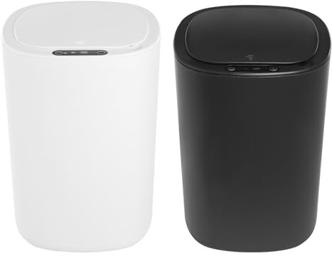 ravixia 12L Smart Mülleimer mit Sensor, wasserdicht für Küche/Bad/Büro (Weiß)