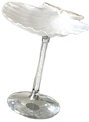 ＡＷＨＡＯ Copas de Vino con Forma de Concha, Copas Creativas Y Versátiles, 5,1 X 18,3 Cm, para Cocina de Festival, Accesorios Elegantes, Blanco, Individual