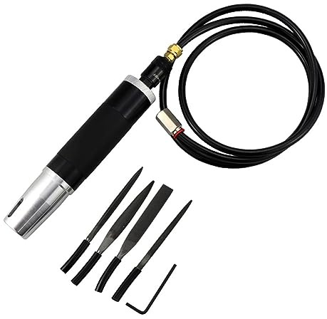 Drucklufthammer, Gerade pneumatische Sägen, Luftfeilen-Werkzeug, hin- und hergehende Feilen, 5 mm/10 mm Hub, einstellbare Geschwindigkeit, Polier-Luftschneidezubehör(AF28)