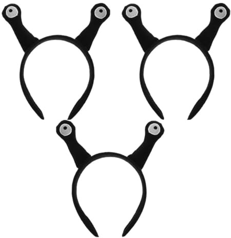 Angoily Schneckenantennen Stirnbänder Accessoire aus Gewebe 3 Stück-pack Süße und Lustige 3stücke Kostümstirnbänder für Damen für Partys und Cosplay