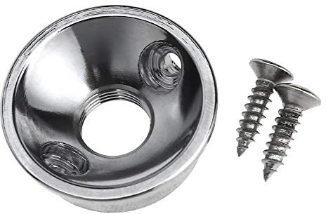 Silber Gitarren-Eingangsbuchse Electro Socket Plate für Telecaster E-Gitarre