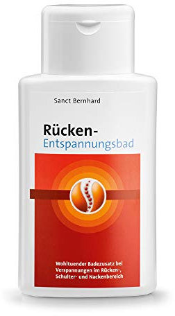 Sanct Bernhard Rücken-Entspannungsbad, bei Verspannungen im Rücken-, Schulter- und Nackenbereich, Inhalt 500 ml