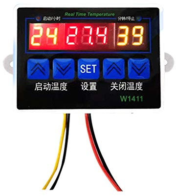 VISLONE W1411 Controlador de temperatura digital inteligente NTC Sensor Termostato de control de temperatura para congelador Nevera eclosión