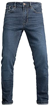 John Doe Pioneer Monolayer XTM Motorrad Jeans Herren Protektoren Indigo 32/36