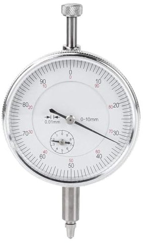 Anzeigen, Tools Messuhr, schieblehre digital, Dial Mechanische Messuhr, Genauigkeit Metrische Messuhr, 0-10MM Messuhr Manuelles Messwerkzeug für industrielle Präzisionsausrichtung