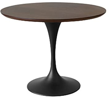 Runder Esstisch Tulpentisch Für Küchenbar Terrasse Moderner Kleiner Couchtisch Durchmesser des Runden Tisches: 60CM, 70CM, 80CM, 90CM, 100CM(Size:100cm,Color:A)