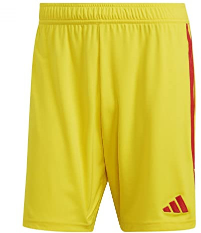 adidas Mens Shorts (1/4) Tiro 23 League Shorts, Team Yellow/Team Colleg Red, IB8091, XL