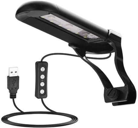 Aquarium Clip Light, 2~5 Gallon 14 Lighting Modes Freshwater Fish Tank Light with USB Port for Water Plant Growth (not Include Power Plug)
