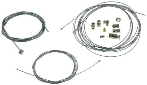 Gaszug/Kupplungszug/Seilzug Set Universal kompatibel mit Piaggio APE kompatibel mit Vespa PK 50 Roller