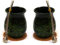 Juego de vasos de té mate para dos | cerámica yerba mate taza de té Roches Calebasse Taza 360 ml | Pajita de acero con anillo de refrigeración Acero inoxidable Staw | Almohadilla de corcho | Kit de