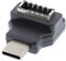 CY Adapter Type-C USB-C Male to Type-E USB 3.1 Front Panel Header Female Motherboard Extension Data Adapter 90 Degree Angled