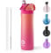 Fjbottle Borraccia Termica con cannuccia Sportiva 550ml/710ml, Senza Perdite e BPA - Bottiglia Termica Palestra per Bambini, Scuola, Campeggio, Yoga