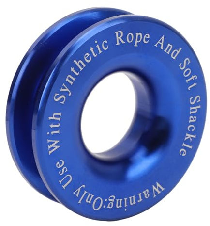 Yctze Hochfestigkeit Winch Snatch Recovery Ring, Aluminiumlegierung 17637 Lbs Riemenscheibe für ATV UTV SUV -LKW -Erholung