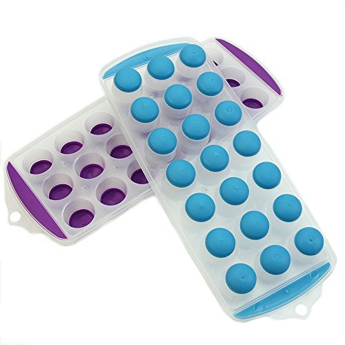 V-VAPE 21 Holes Soft Easy Pop Out Ice Cube Tray Random Colour