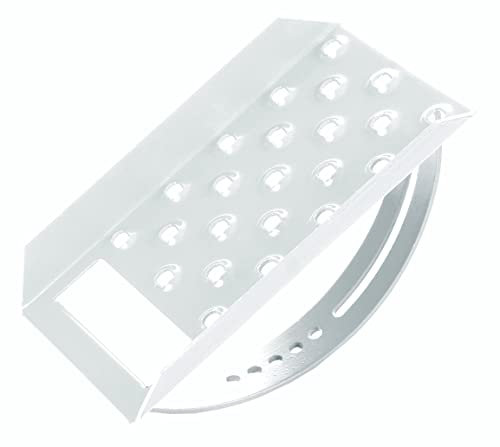 PAROTEC, Laufrost 25cm x 15cm, Silber, Dachtritt, Steigtritt Kaminpodest Laufgitter, Gitterrost, Einzeltirtt