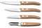 Lou Laguiole Forest - Set de 4 couteaux Essentiel Bois naturel