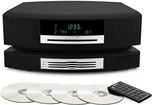 Bose Wave Music System mit Multi-CD Changer - Graphitgrau (Schwarz), kompatibel mit Alexa Amazon Echo und Streaming-Adapter