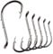 Sharp Octopus Baitholder Hooks, 100 pcs High Carbon Steel Barb Sea Fishing Hooks with 2 Bait holder Barbs Fishing Accessories for Freshwater Saltwater - Size: 8#-6/0