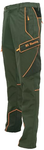 fratelliditalia.org Pantaloni Calzoni Canvas Abbigliamento Caccia riporti Arancio Uomo dalla 46 alla 60
