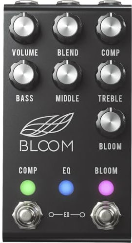 Jackson Audio Bloom v2 Midi Black Optical Compressor, EQ, Boost and Sustainer