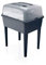 Jardinera alta 83 L, con tapa de policarbonato, para proteger tus plantas, Prosperplast Respana Planter Set de plástico en color Antracita, 96,3 (alto
