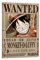 QWSDE One Piece Luffy Bounty Wanted Themen-Serie Anime-Poster Dekorative Malerei Leinwand Wandkunst Wohnzimmer Poster Schlafzimmer Gemälde 30 x 45 cm