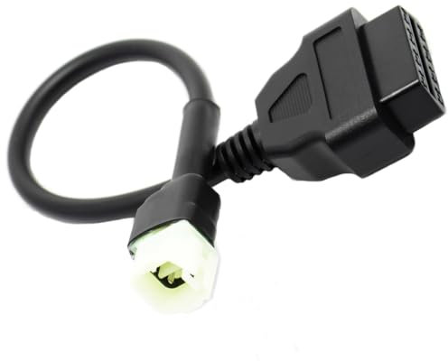 Goliton OBD2 OBDII - Adaptador de Cable de diagnóstico de 4 Pines para Moto Honda