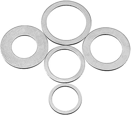 Lot de 5 bagues de réduction de lame de scie circulaire 16 mm-30 mm en carbure de tungstène pour outils de travail du bois