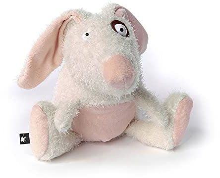 SIGIKID 42652 Bumble Crumble BeastsTown Hase für Mädchen Jungen und Erwachsene Kuscheltier empfohlen ab 2 Jahren Weiß-Rosa/Hase