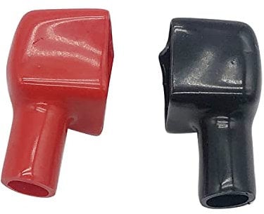 Mini Battery Terminal Covers Rubber Repair Replacement Red & Black